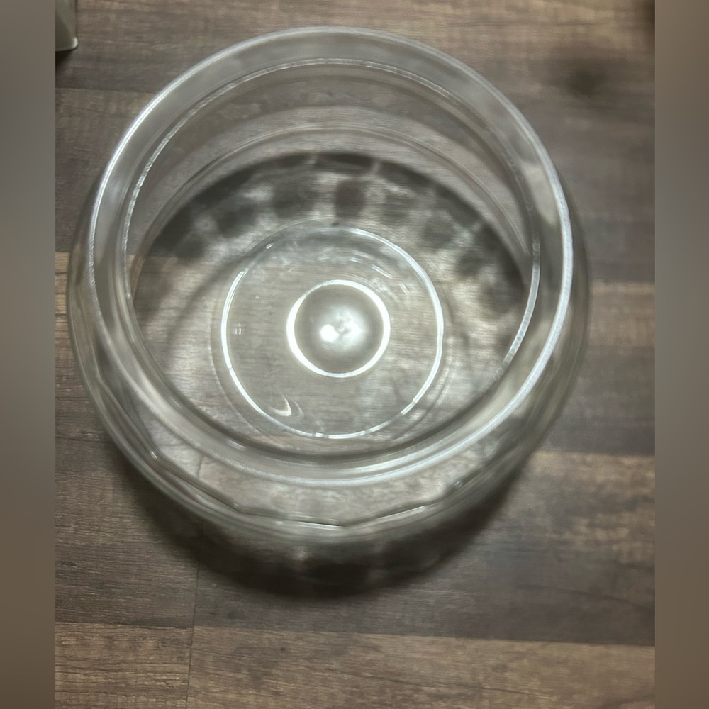 Clear Glass Bowl - Simple Round Design